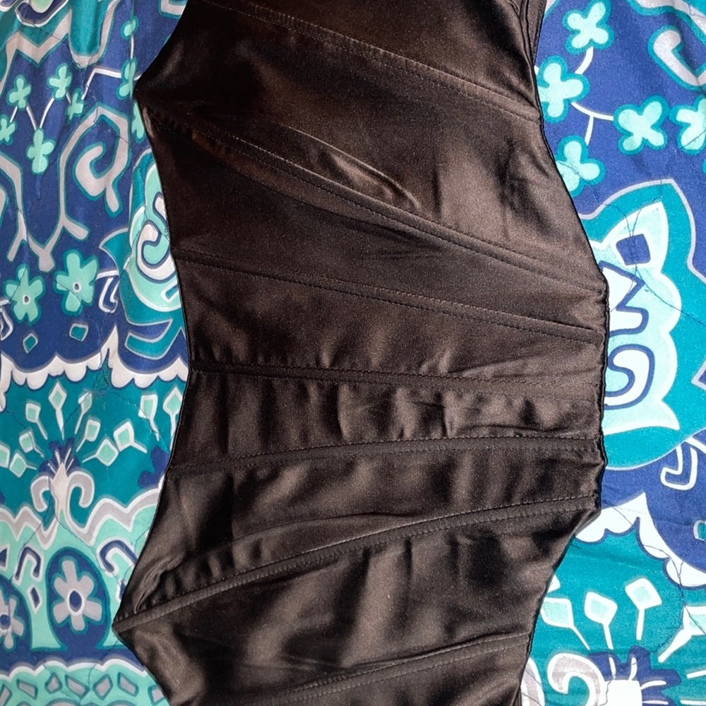 brown corset top
